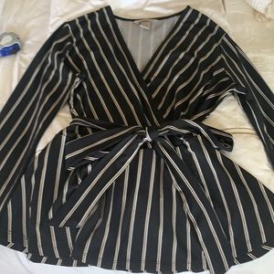 H&M Attached Wrap Top